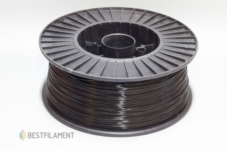 Фото нить для 3D-принтера Черный PLA пластик Bestfilament 2.5 кг, 1.75 мм