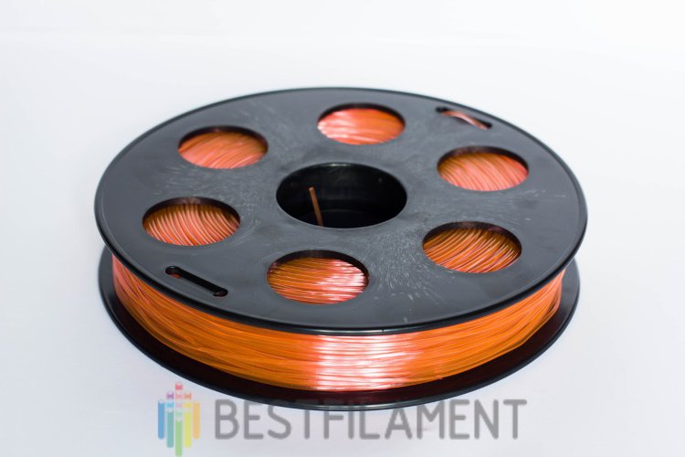 Фото нить для 3D-принтера Пластик Bestfilament "Ватсон" 1.75 мм, 0.5 кг, Оранжевый