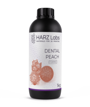 Фото Фотополимер HARZ Labs Dental Peach Form2 1 кг 1