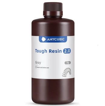Фото фотополимерной смолы Anycubic Flexible Tough Resin 2.0, серая (1 кг)